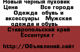 Новый черный пуховик › Цена ­ 5 500 - Все города Одежда, обувь и аксессуары » Мужская одежда и обувь   . Ставропольский край,Ессентуки г.